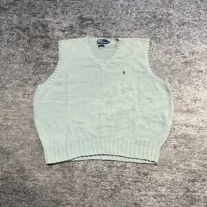 Polo Ralph Lauren Vest Womens XXL Vest 100%‎ Cottom Embroidered Small Pony